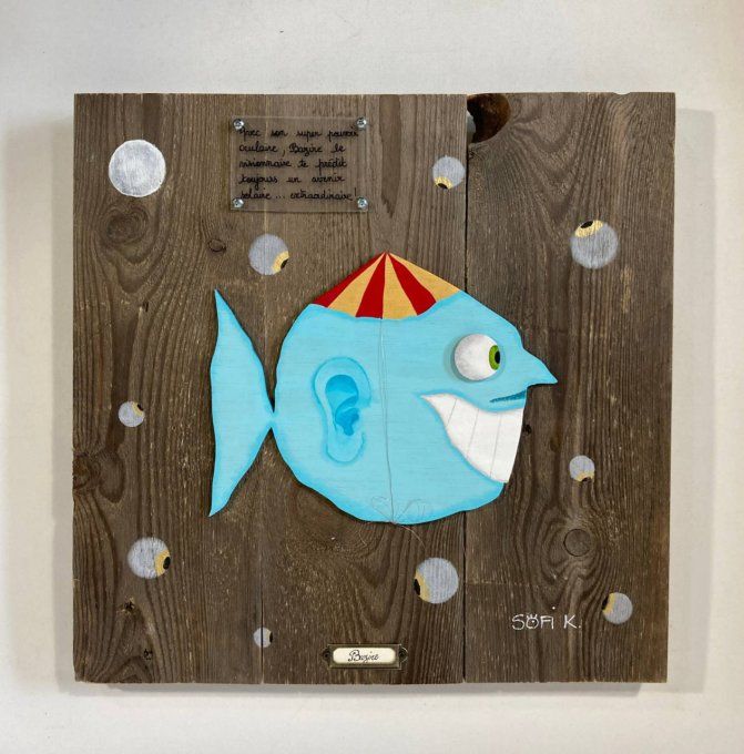 Tableau poisson - Bazire