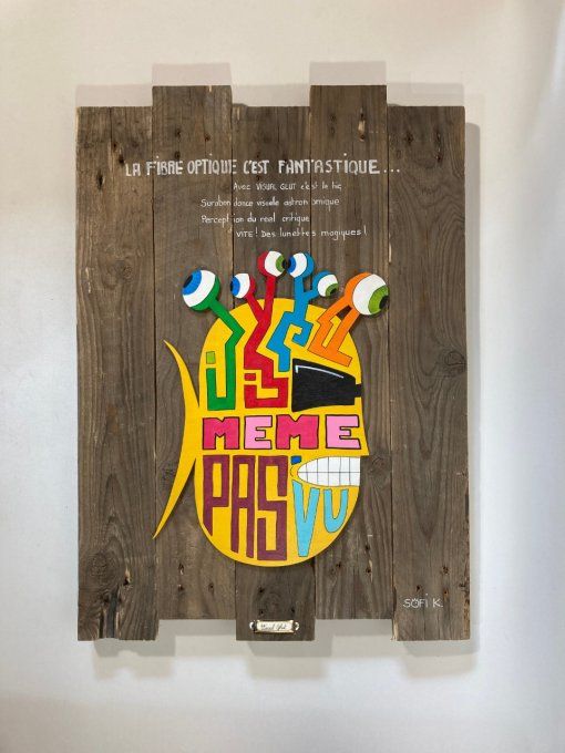 Tableau bois poisson – Visual Glut