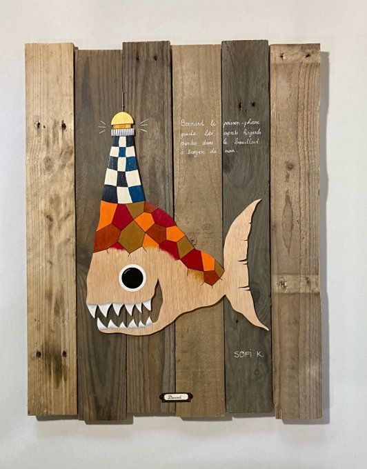 Tableau poisson - Bernard