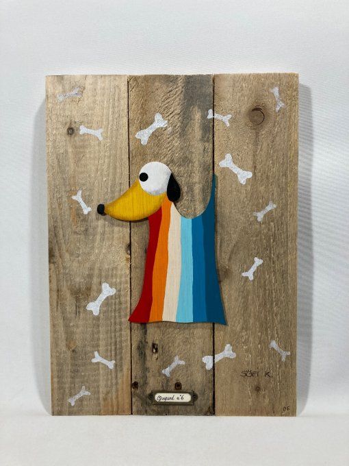 Tableau chien - Gaspard