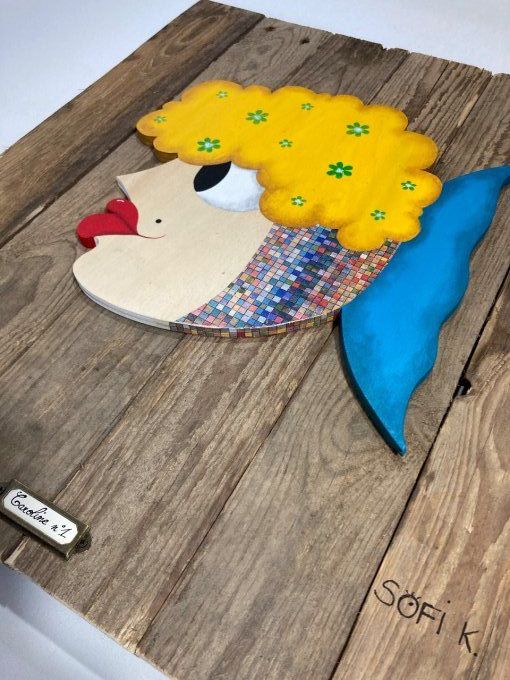 Tableau poisson - Caroline