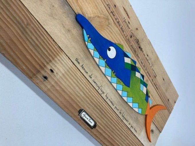 Tableau poisson - Monsieur Croco